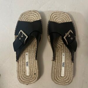 Zara espadrilles 38 black